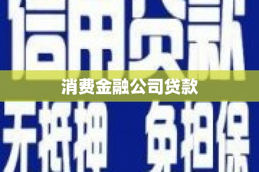 额济纳旗消费金融公司贷款