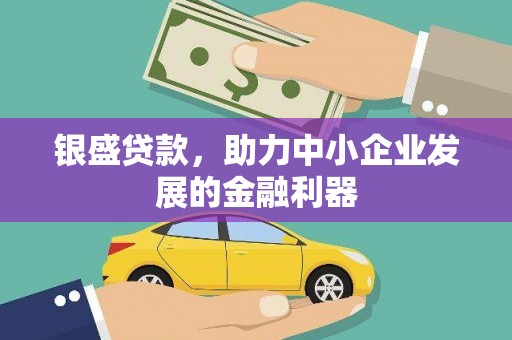 宾川银盛贷款，助力中小企业发展的金融利器