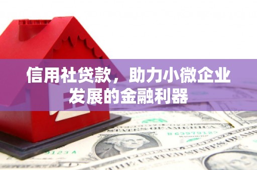 化德信用社贷款，助力小微企业发展的金融利器