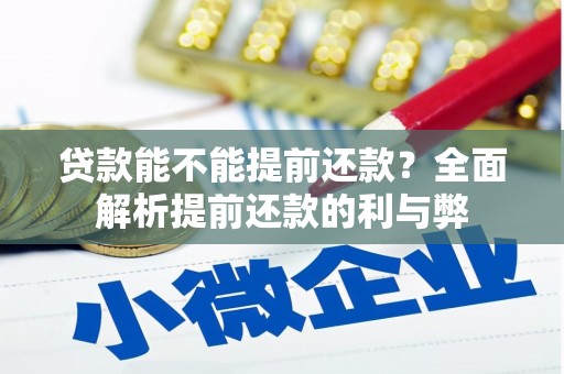 铁东贷款能不能提前还款？全面解析提前还款的利与弊