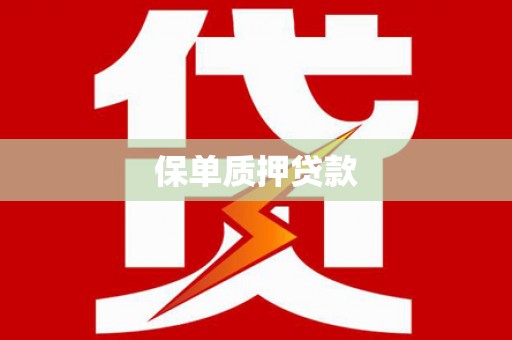 施甸保单质押贷款