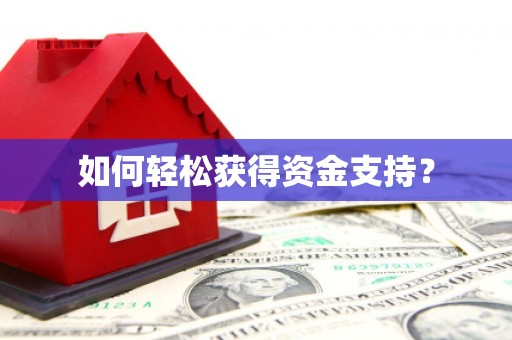 白沙如何轻松获得资金支持？